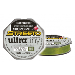 PLECIONKA KONGER ULTRA TINY OLIVE GREEN 0,03mm/2,36kg 150m STREETO