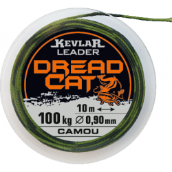 PRZYPON SUMOWY KEVLAR CAMOU 100kg/0,90mm/10m DREAD CAT®